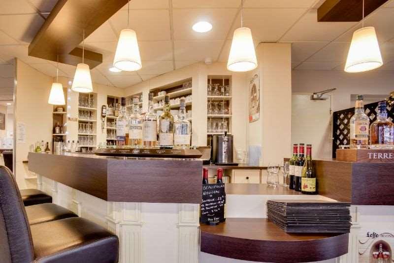 Brit Hotel De La Cote Des Havres Lessay ร้านอาหาร รูปภาพ